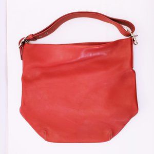 Coach Red Leather Legacy West Hobo Shoulder Bag